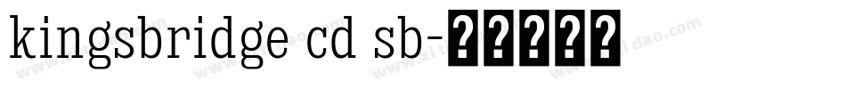 kingsbridge cd sb字体转换
